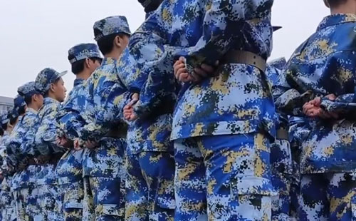 跨立