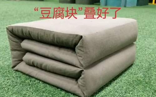 军训叠军被教学讲解